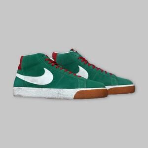 Nike SB Blazer Mid “Pine Green/White” Skateboarding Shoes - Men’s Size 10.5